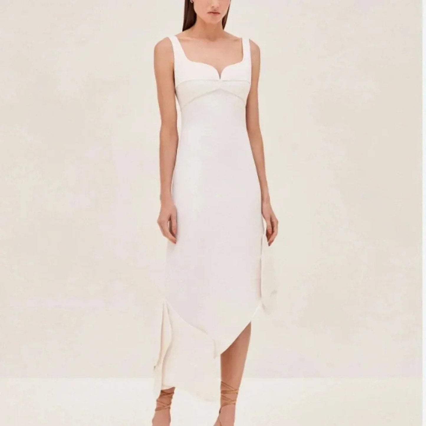 Alexis Margareta Dress Midi Dress Off - White - Alexis Bernardi Collective