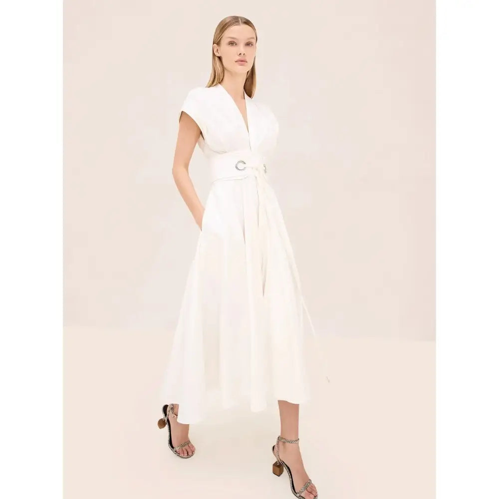 Alexis Riviera Dress White - S