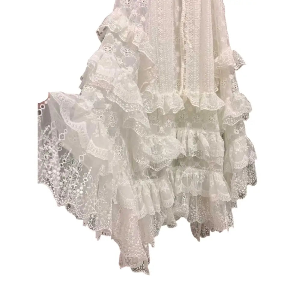 Alice + Olivia ALYCEN EYELET MAXI DRESS