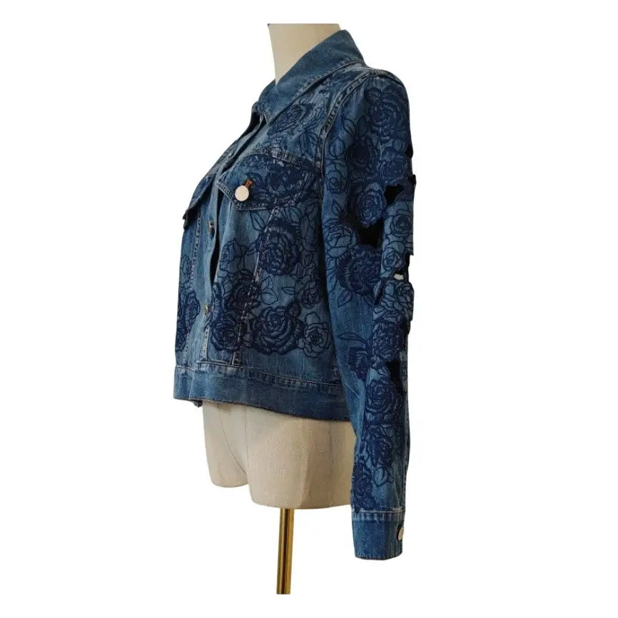 Alice + Olivia CHLOE DENIM JACKET - Jacket