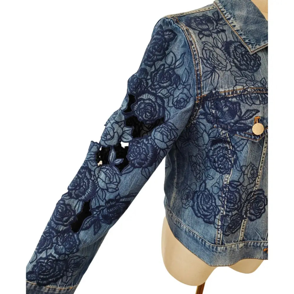 Alice + Olivia CHLOE DENIM JACKET - Jacket