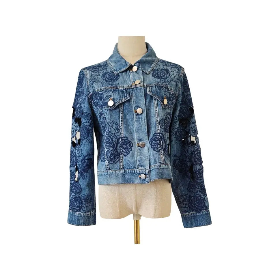 Alice + Olivia CHLOE DENIM JACKET - Jacket