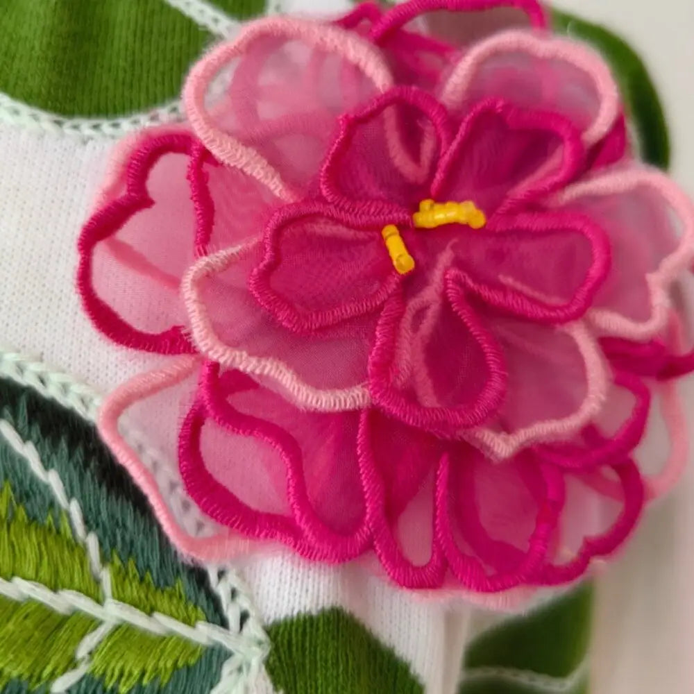 Alice + Olivia Gleeson Floral Sweater