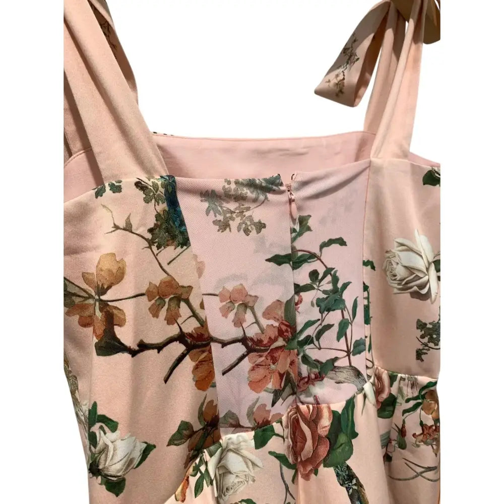Alice + Olivia Hana Floral Tie-Shoulder Maxi Dress - Dress