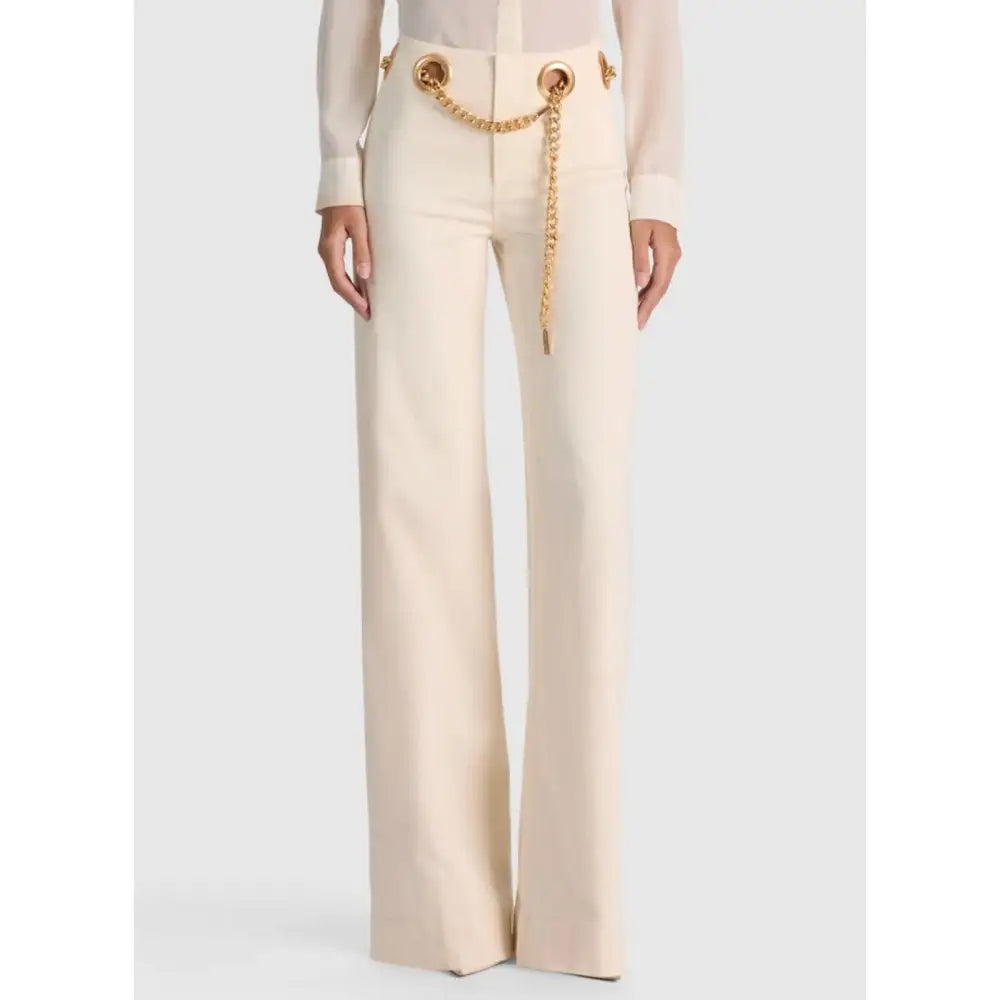 Alice + Olivia JASPER CHAIN BELT JEAN - Bottoms
