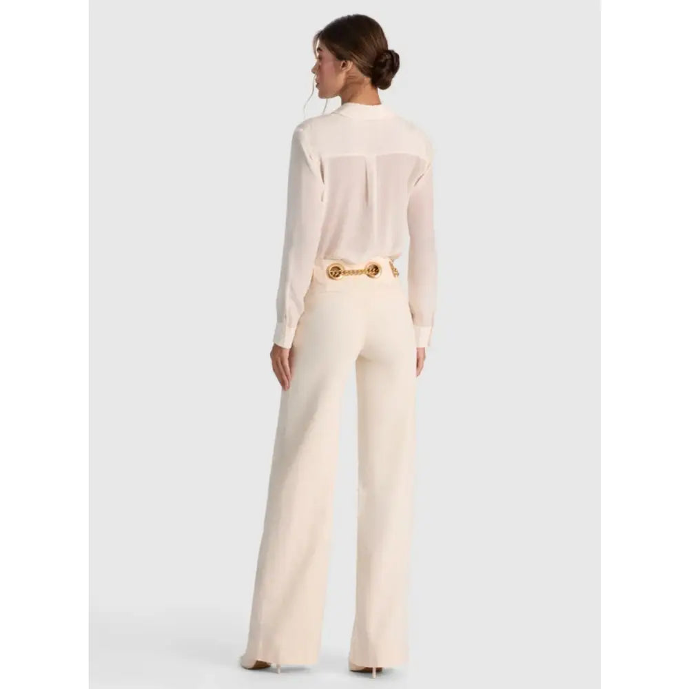 Alice + Olivia JASPER CHAIN BELT JEAN - Bottoms