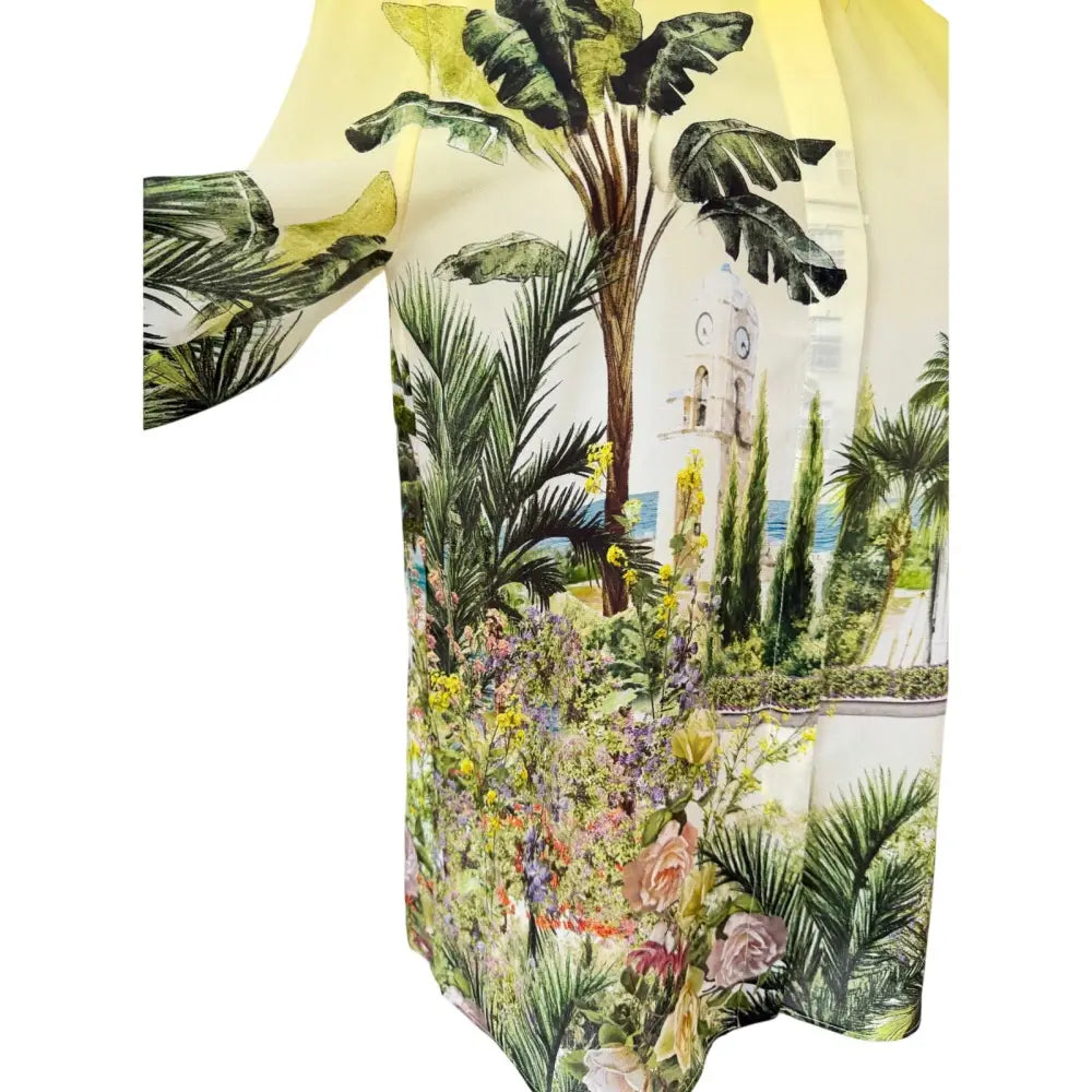 Alice + Olivia WILLA SILK BLOUSE PURE PARADISE - Tops