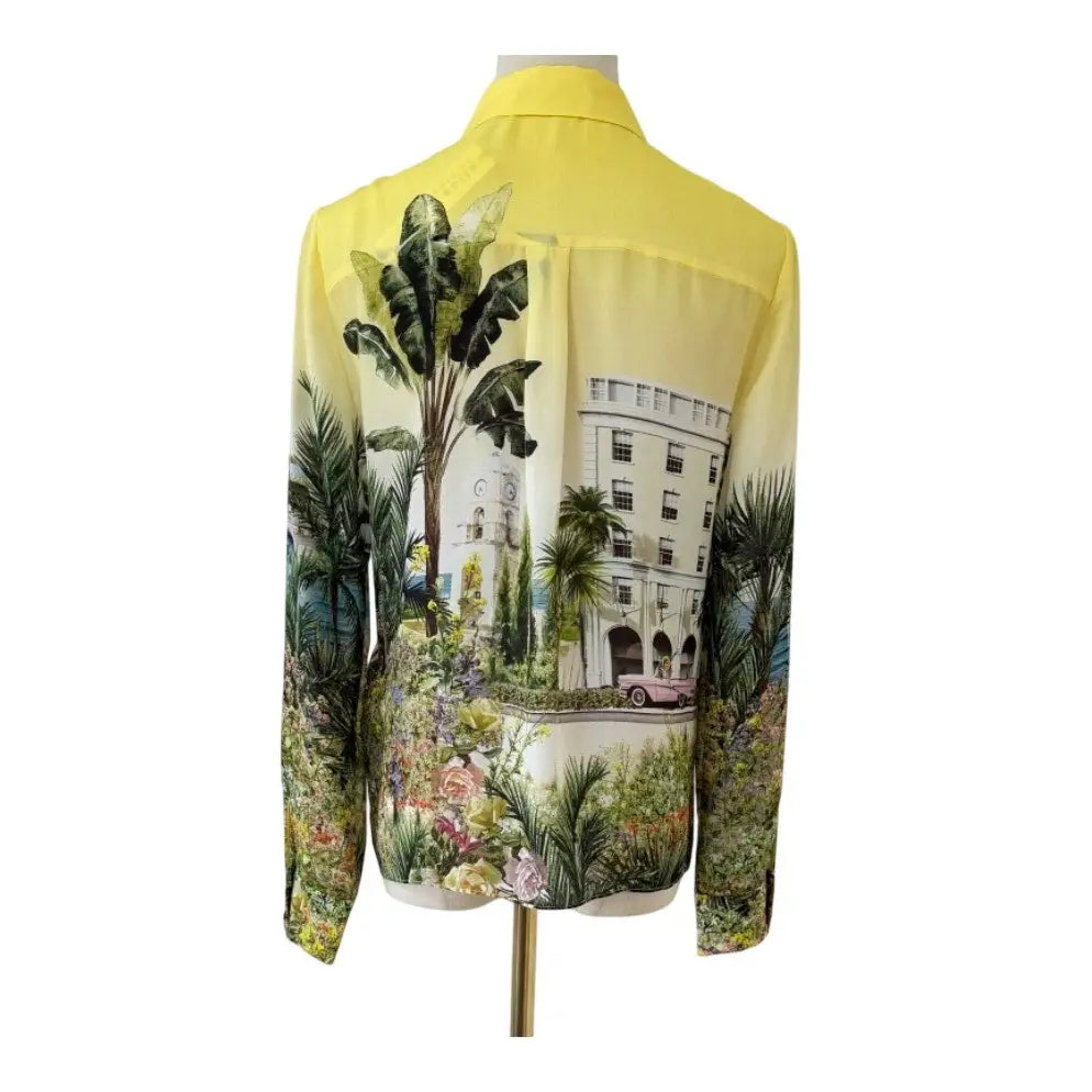 Alice + Olivia WILLA SILK BLOUSE PURE PARADISE - Tops