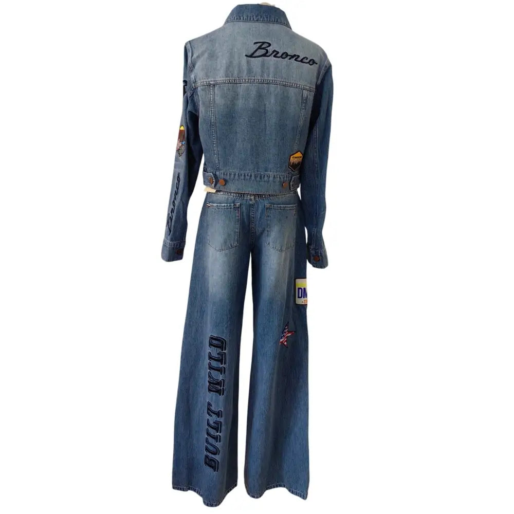 Alice + Olivia X BRONCO JEFF DENIM JACKET Jacket