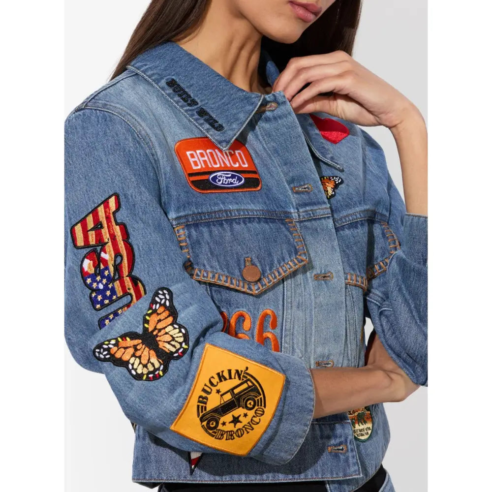 Alice + Olivia X BRONCO JEFF DENIM JACKET Jacket