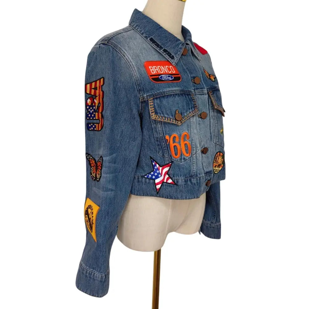 Alice + Olivia X BRONCO JEFF DENIM JACKET Jacket