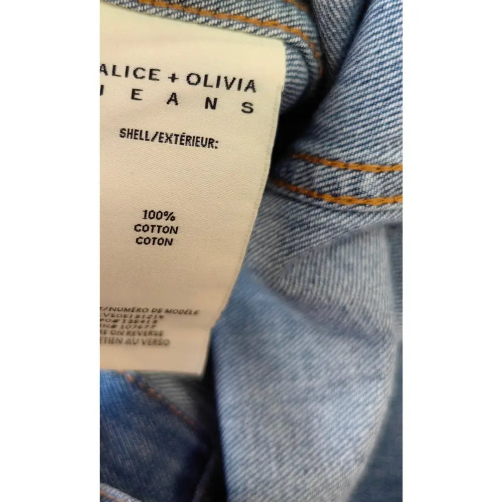 Alice + Olivia X BRONCO JEFF DENIM JACKET Jacket