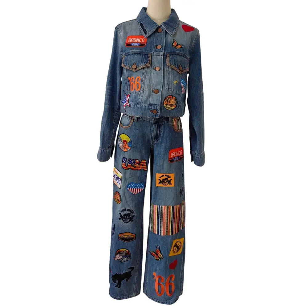 Alice + Olivia X BRONCO TRISH JEAN Bottoms