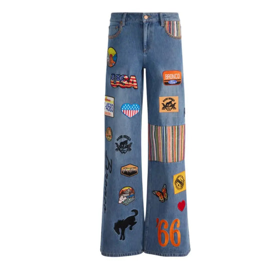 Alice + Olivia X BRONCO TRISH JEAN Bottoms