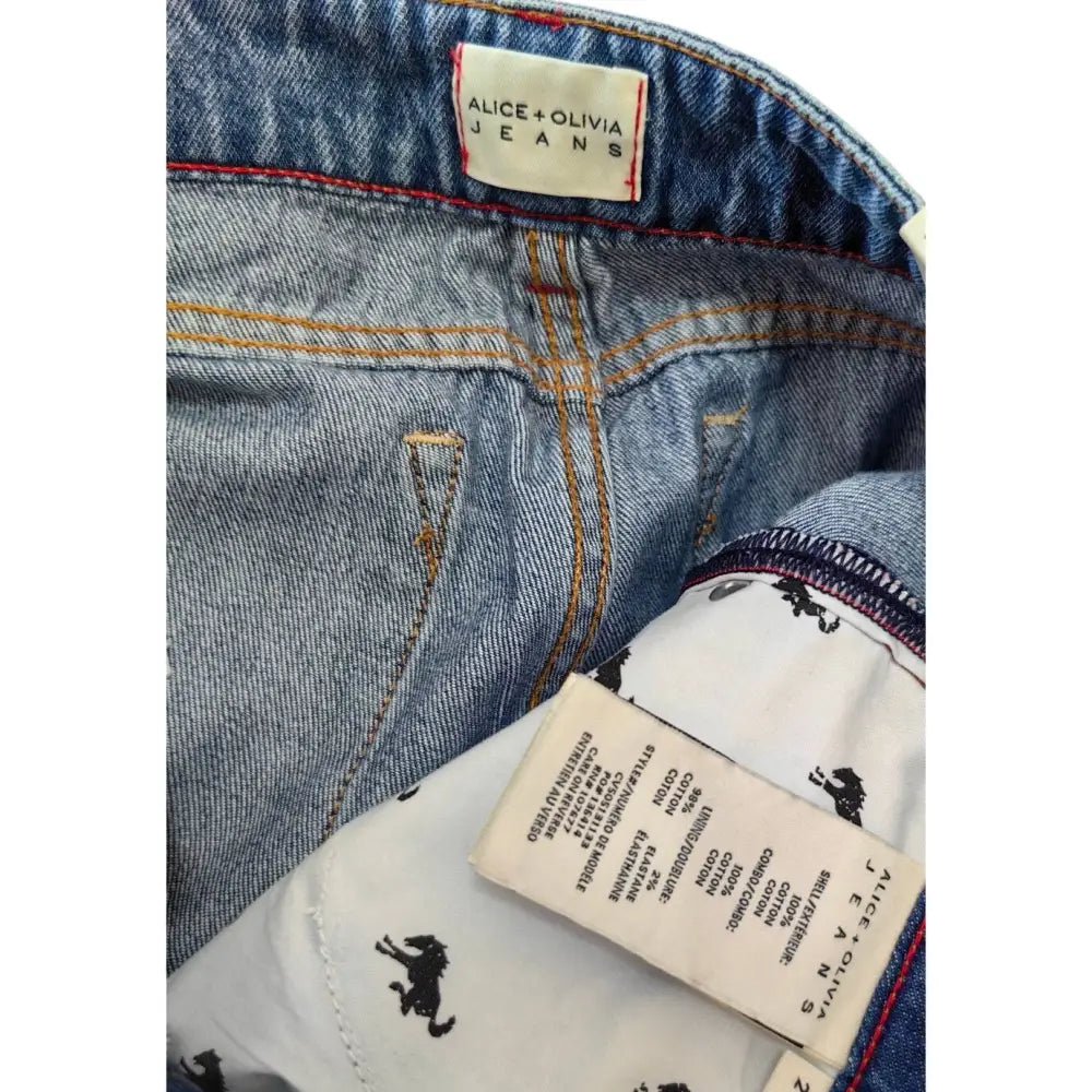 Alice + Olivia X BRONCO TRISH JEAN Bottoms