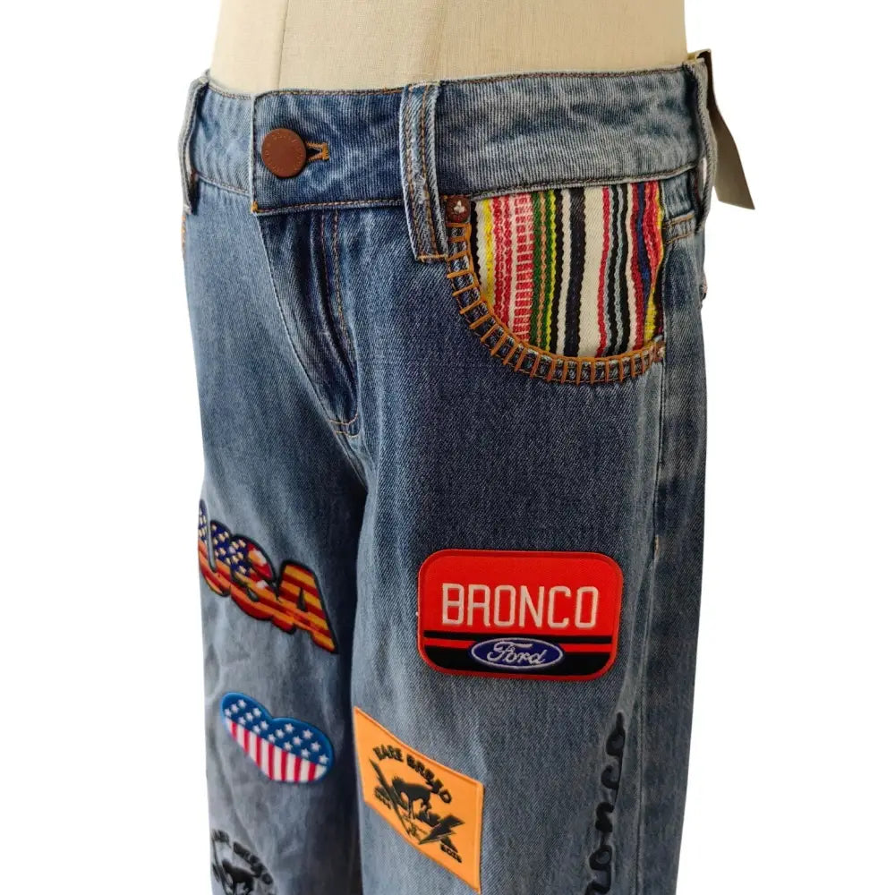 Alice + Olivia X BRONCO TRISH JEAN Bottoms