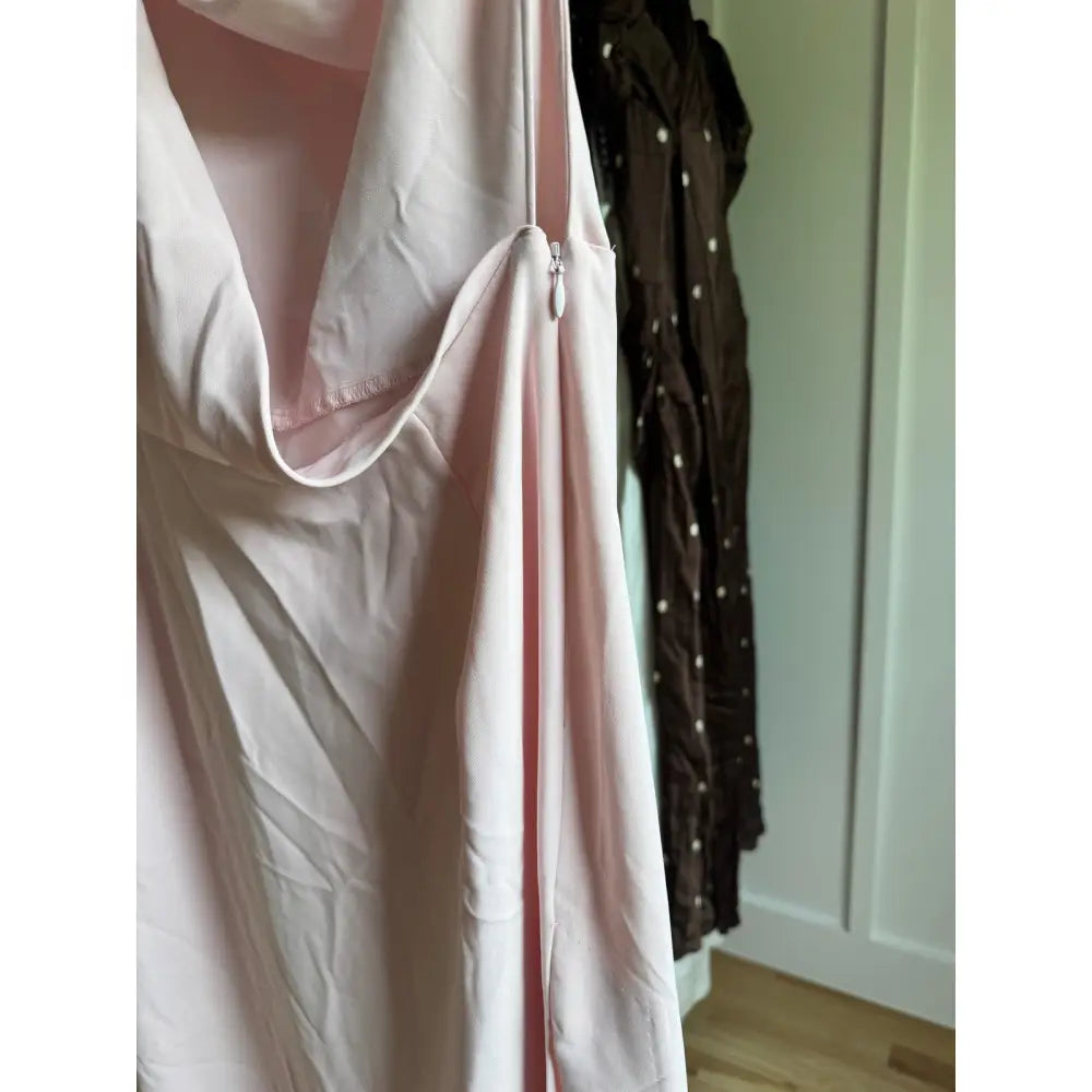 Amanda Uprichard x REVOLVE Arial Gown in Blush - Dress