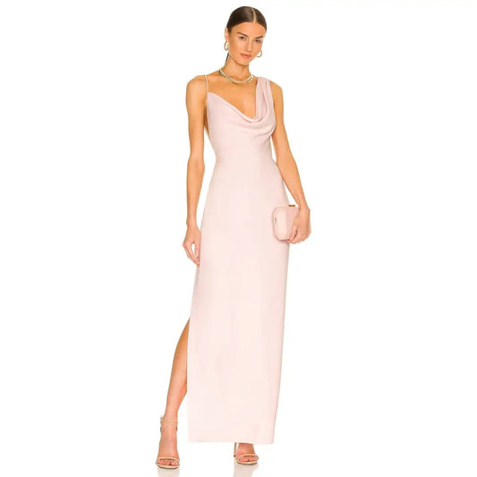 Amanda Uprichard x REVOLVE Arial Gown in Blush - Dress