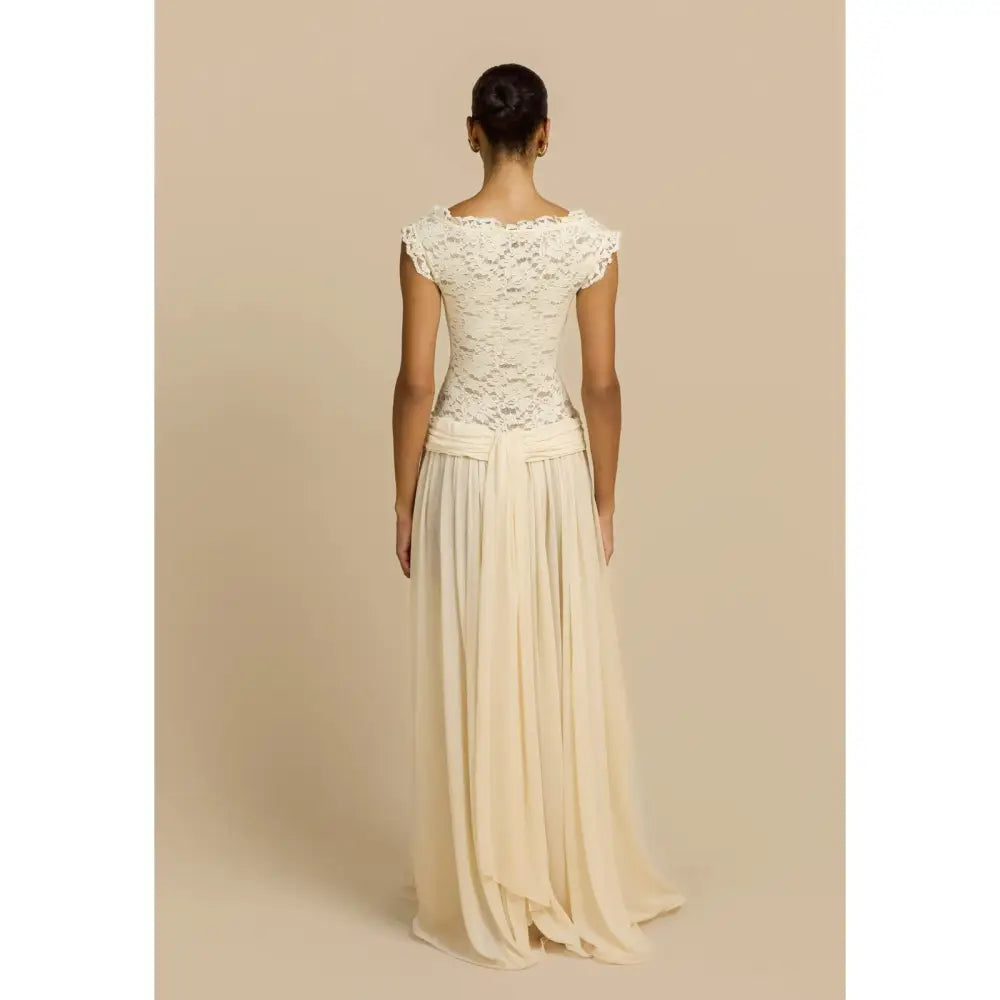 Arcina Ori Arabella Gown Beige - Dress