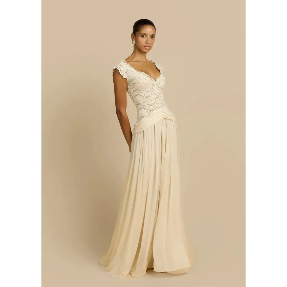 Arcina Ori Arabella Gown Beige - Dress