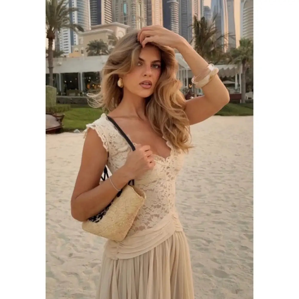 Arcina Ori Arabella Gown Beige - Dress