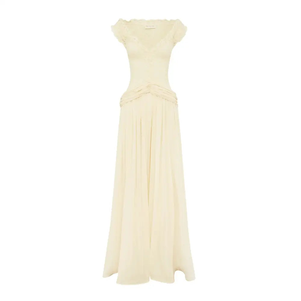 Arcina Ori Arabella Gown Beige - Dress