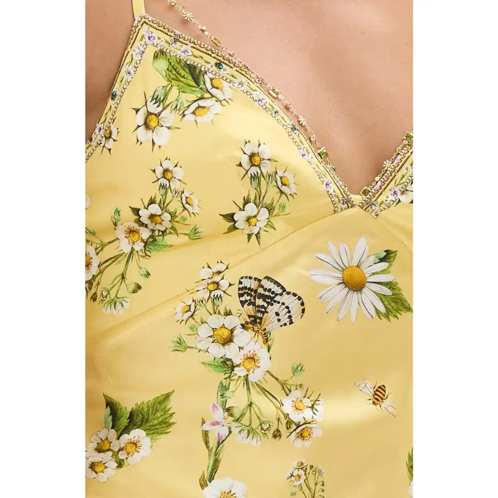 Camilla Daisy Chains Silk Slip Dress - Dress
