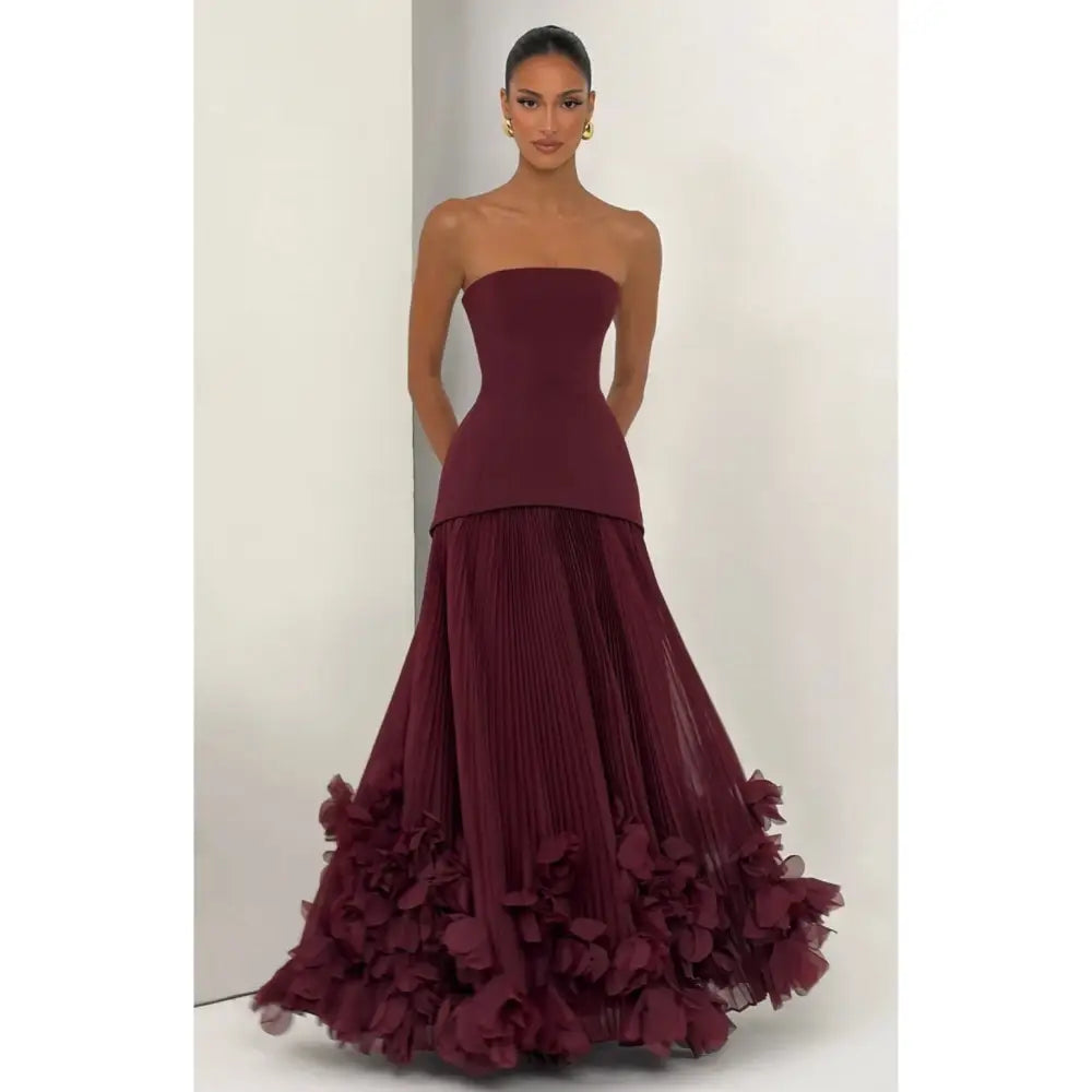 Babyboo Seraphina Gown - Cherry Lacquer - Dress