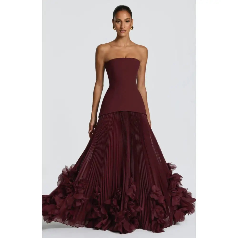 Babyboo Seraphina Gown - Cherry Lacquer - Dress