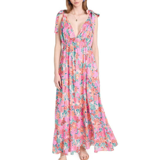 Banjanan Cosmos Maxi Dress in Bloomsbury Dawn Small - Banjanan Bernardi Collective