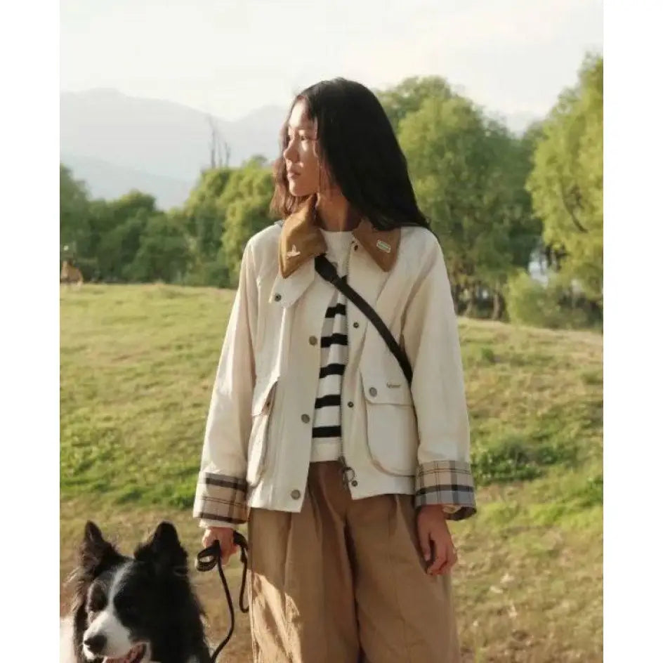 Barbour Cropped Beadnell Casual Jacket - Jacket