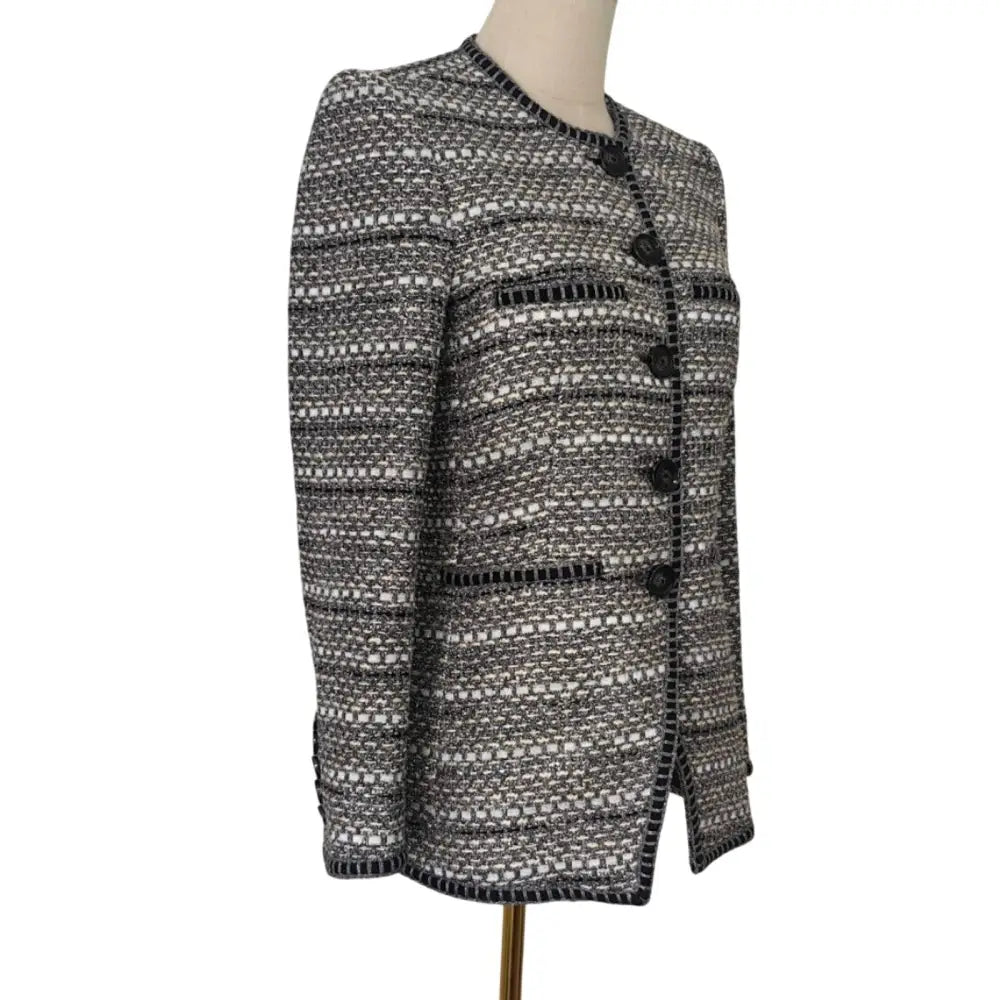 Veronica Beard Alessia Tailored Tweed Jacket - Jacket