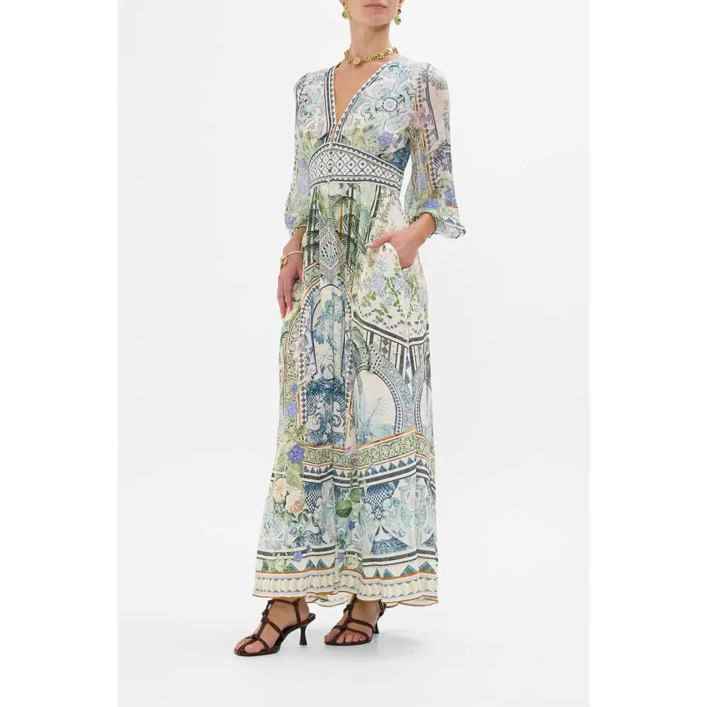 Camilla Jardim Party Button Dress with Shaped Waistband - Dress