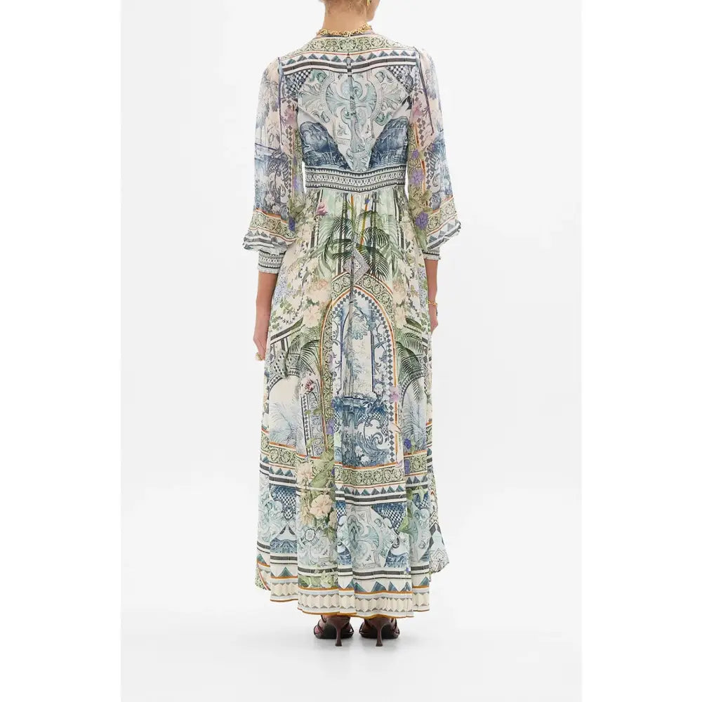 Camilla Jardim Party Button Dress with Shaped Waistband - Dress