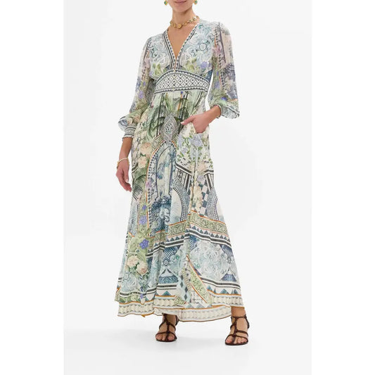 Camilla Jardim Party Button Dress with Shaped Waistband - Dress