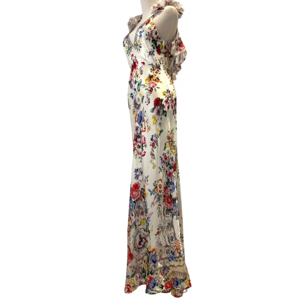 Camilla Silk Floral Print Maxi Dress - Dress