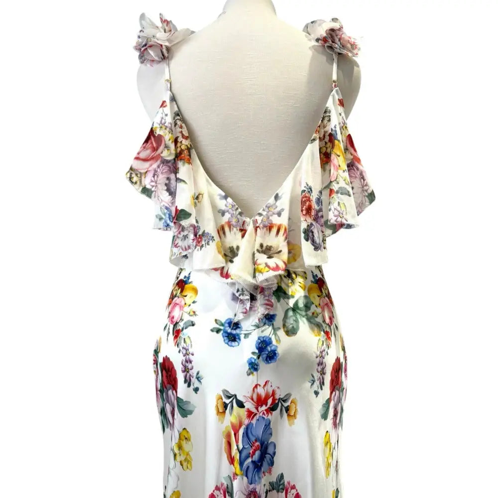 Camilla Silk Floral Print Maxi Dress - Dress