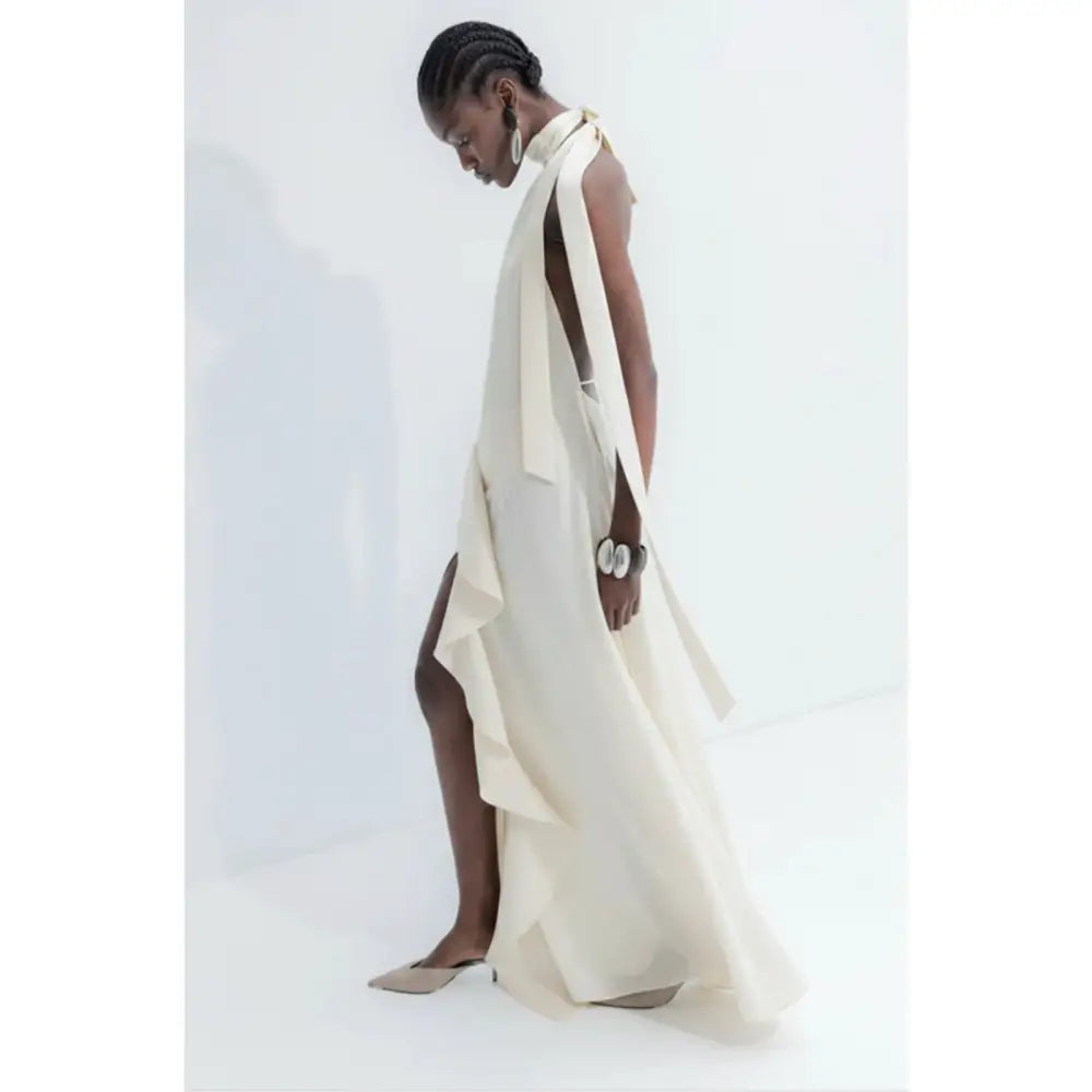 Casona La Emperifolla Dress in Off White - Dress