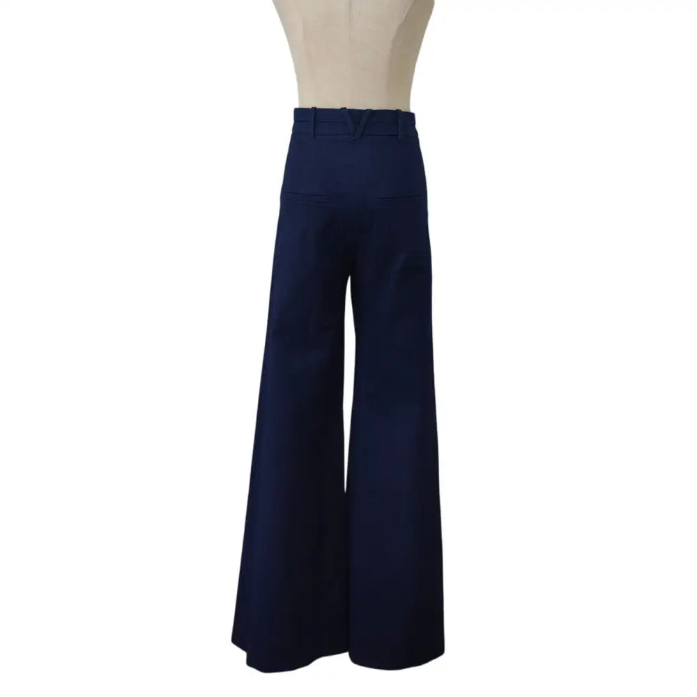 Veronica Beard Crue Wide-Leg Denim Pant