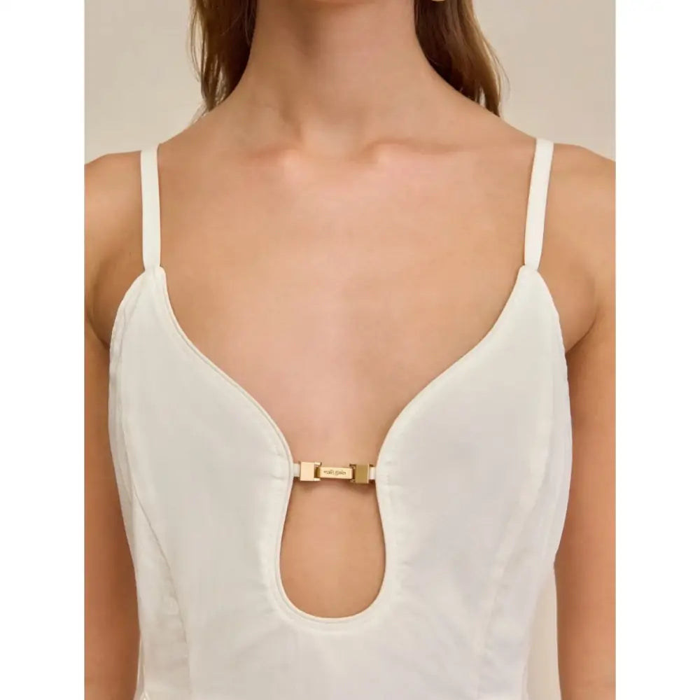 Cult Gaia Ellaria Dress in Off White - 2 - Dress