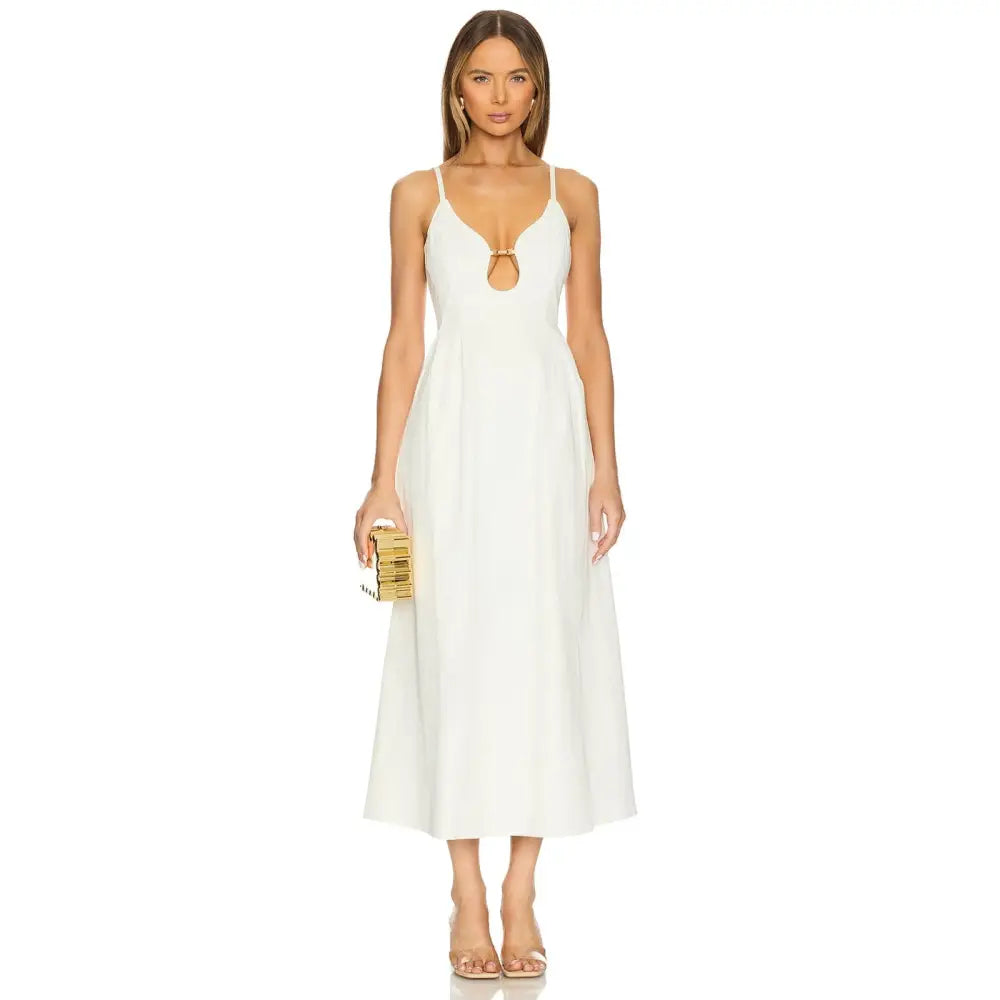 Cult Gaia Ellaria Dress in Off White - 2 - Dress