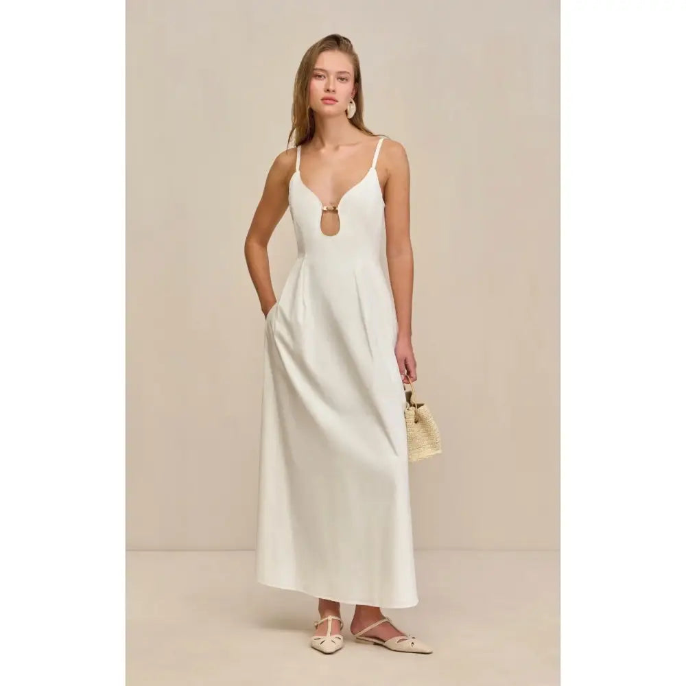 Cult Gaia Ellaria Dress in Off White - 2 - Dress