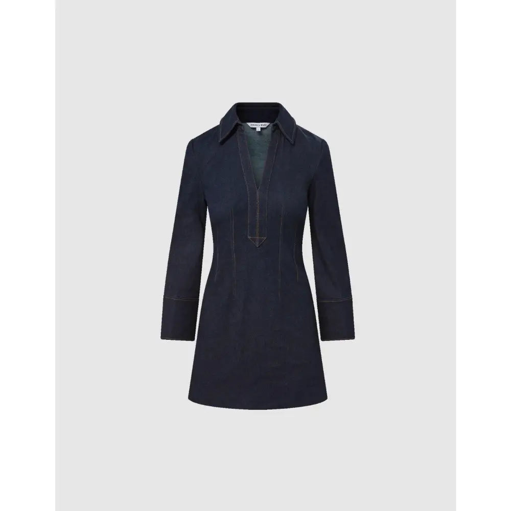 Veronica Beard Raymond Denim Mini Dress - 2 - Dress
