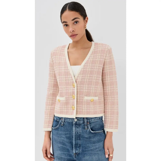 Veronica Beard Claudine Knit Jacket - Tops
