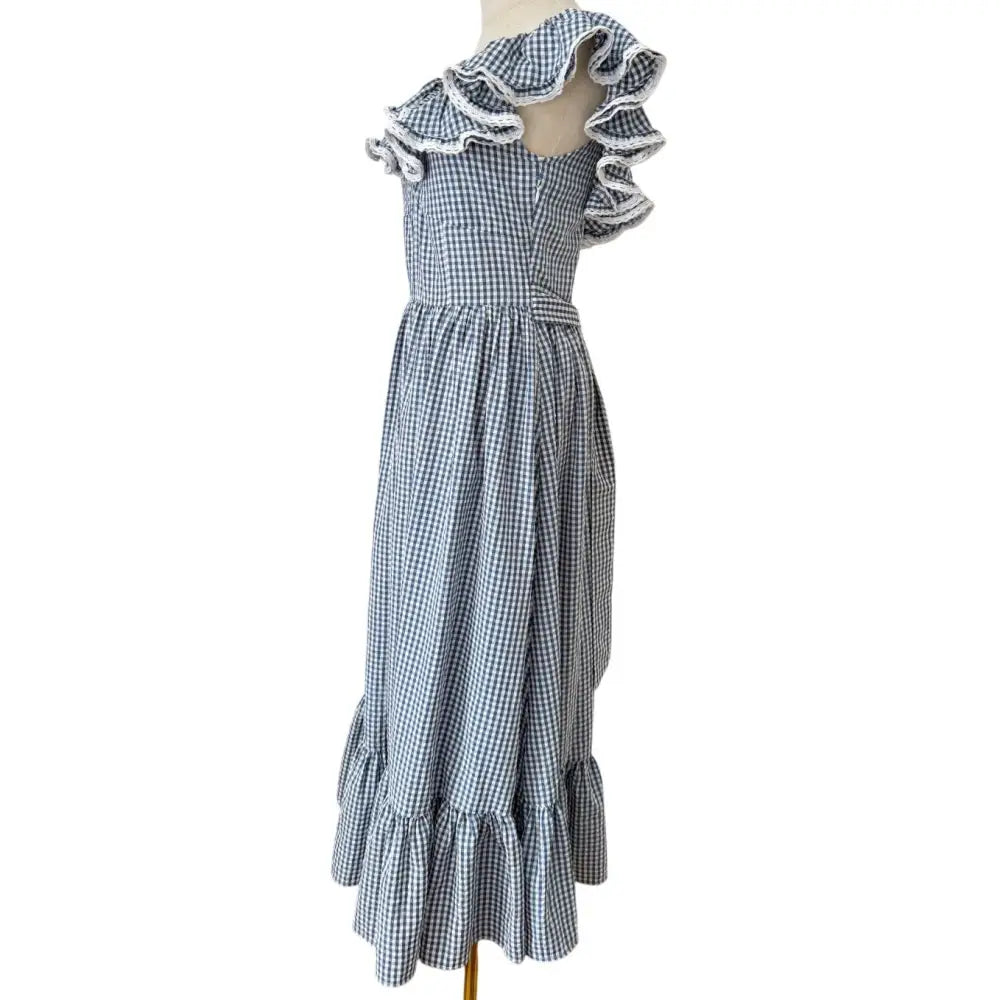 Doen Sora Dress in Gingham - Dress