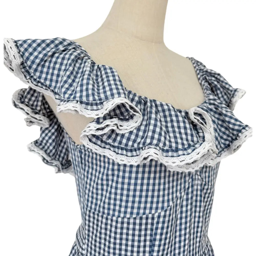 Doen Sora Dress in Gingham - Dress