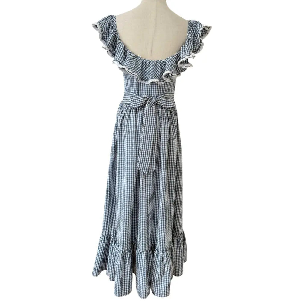 Doen Sora Dress in Gingham - Dress