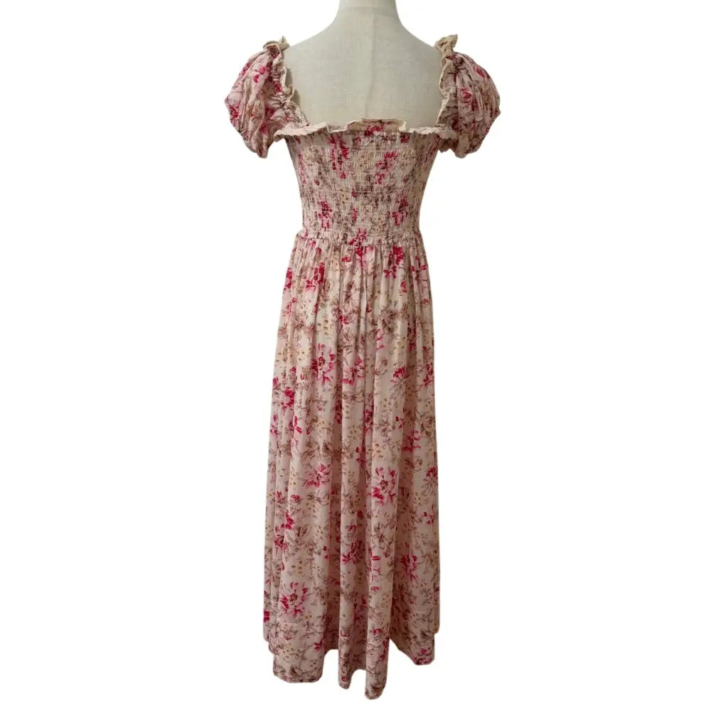 DOEN Stanza Lace-trimmed Floral-print Cotton-voile Dress - Dress