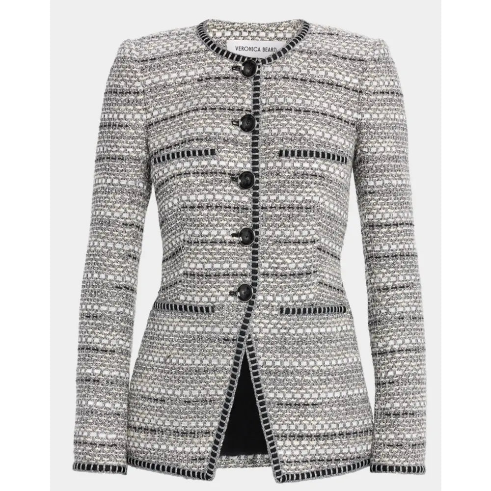 Veronica Beard Alessia Tailored Tweed Jacket - 2 - Jacket