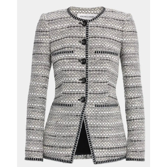 Veronica Beard Alessia Tailored Tweed Jacket - 2 - Jacket